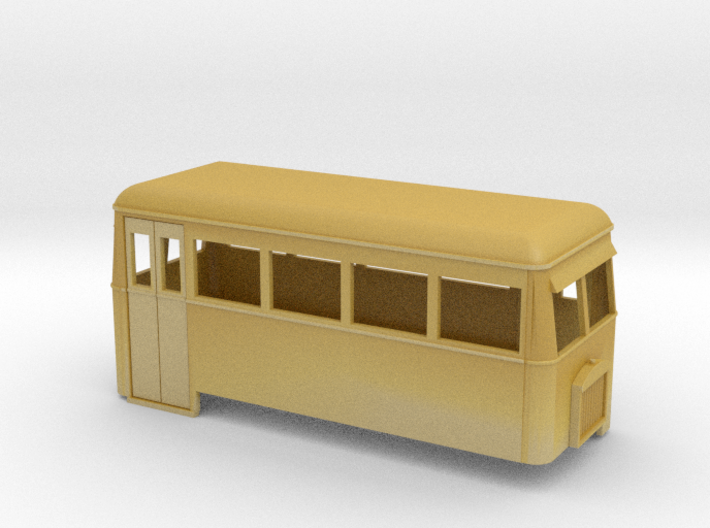 009 short double-ended railbus ( narrow version)  3d printed 