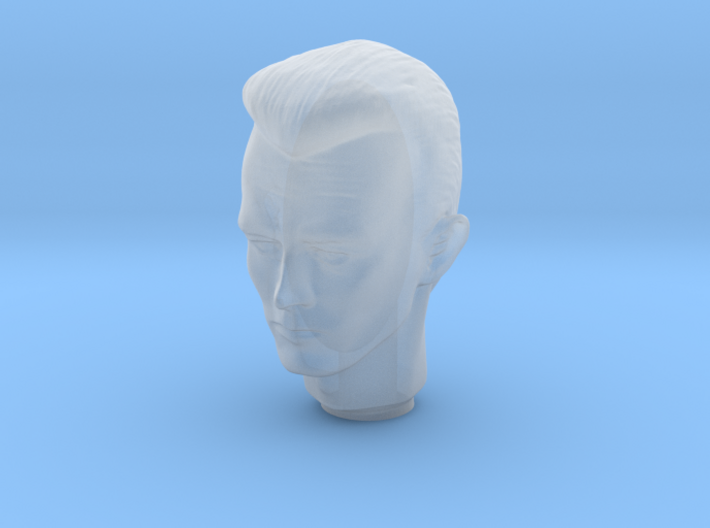1/12 Terminator T1000 Head Sculpt for Figures 3d printed