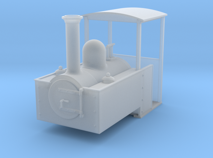HOe Decauville style steam loco 3d printed