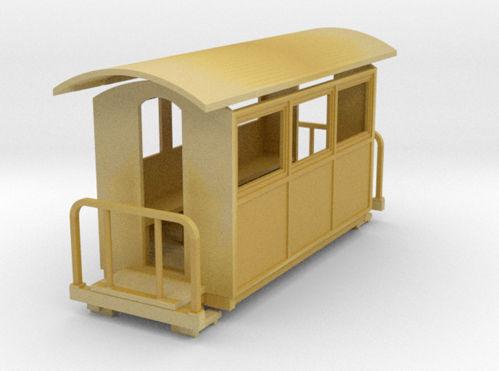 55n9 double balcony closed coach 3d printed
