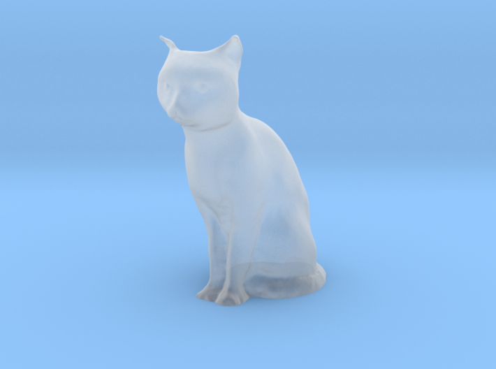 1/20 Sitting Cat 3d printed