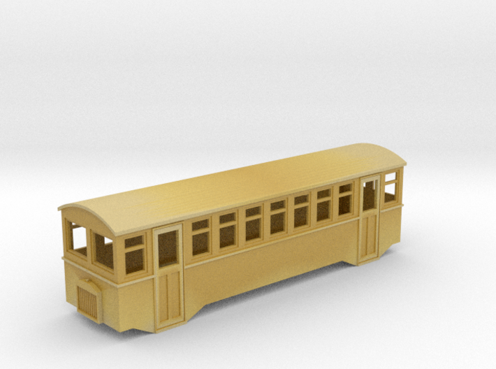 1/80 scale railbus 3d printed