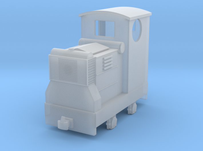 7mm scale Ruston 18hp diesel with Cab 3d printed