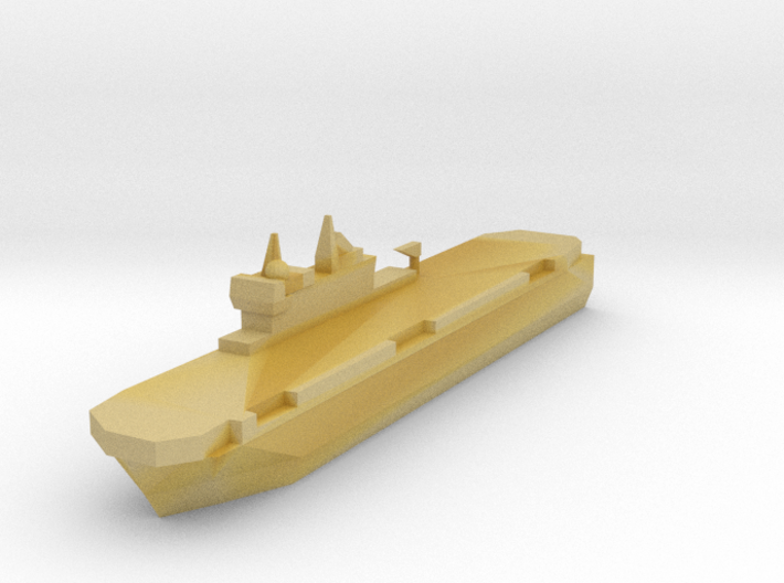 French Mistral Assault Ship 1:3000 3d printed