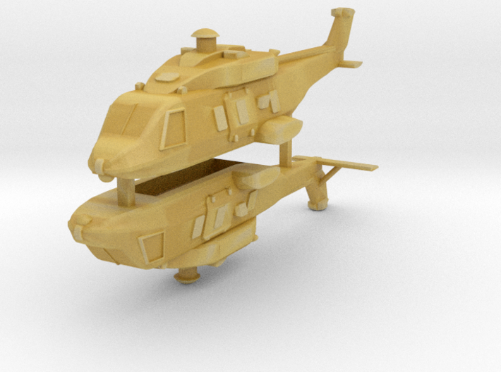 Eurocopter NH90 1:350 x2 3d printed 