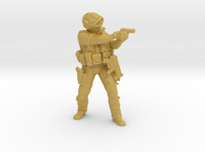 1 Soldier no base (1:64 Scale) 3d printed 