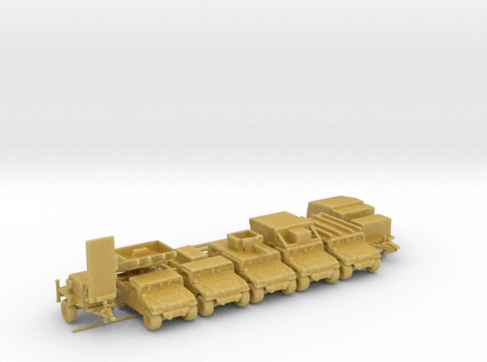 S.L.A.A.M. PLATOON Humvees 160 scale  3d printed 