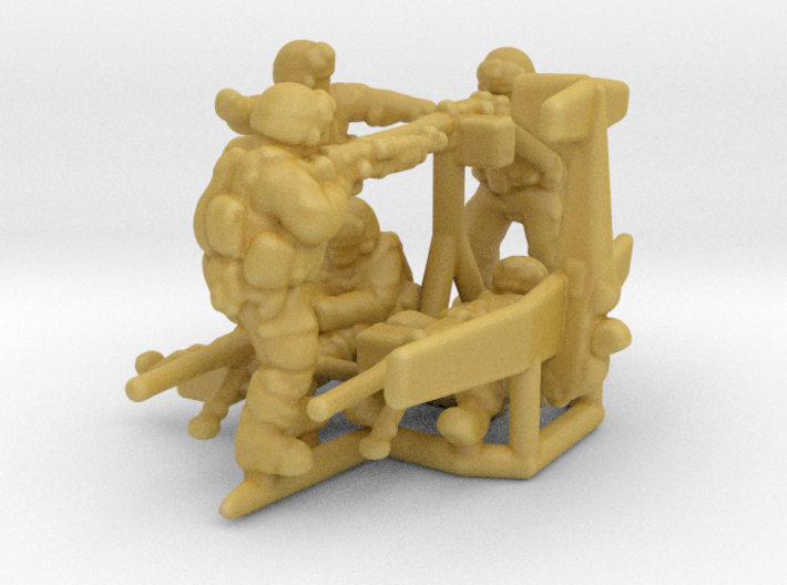 1:144 Soldiers Combat 3 Group 20 - 24 3d printed 