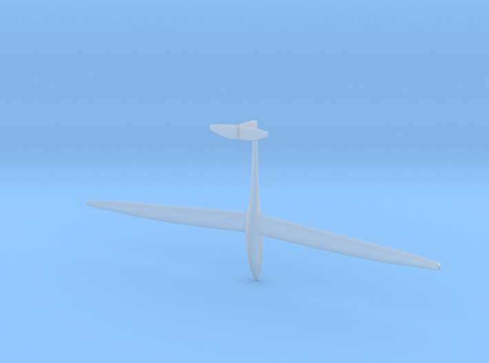 1/87th (H0) scale DG Flugzeugbau DG-1000 glider 3d printed