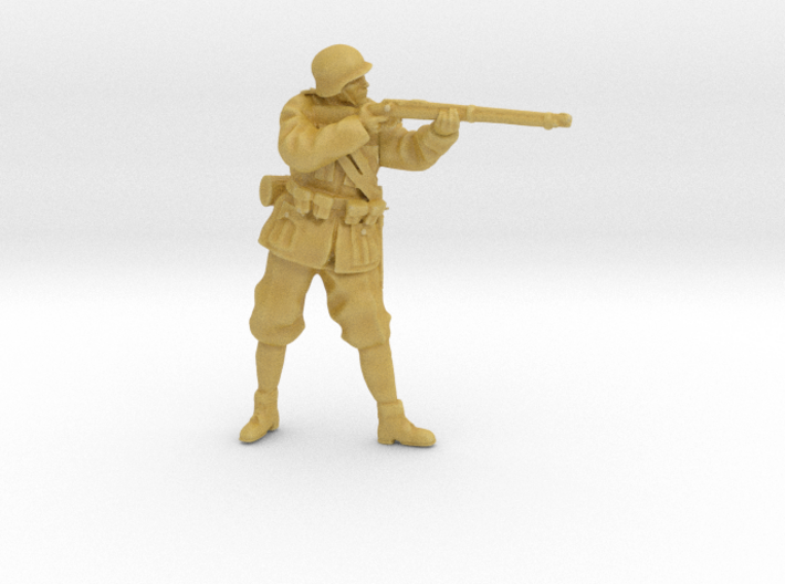 1/35th scale Hungarian soldier standing, firing 3d printed