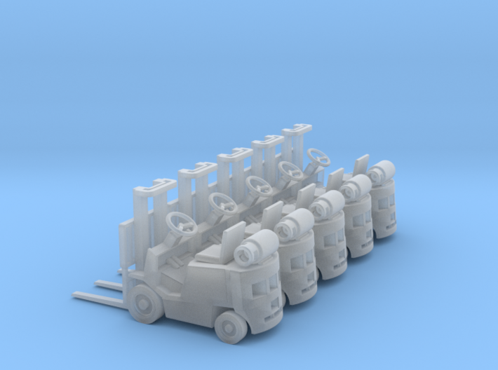 Early LPG Forklift (HO - 1:87) 5X 3d printed