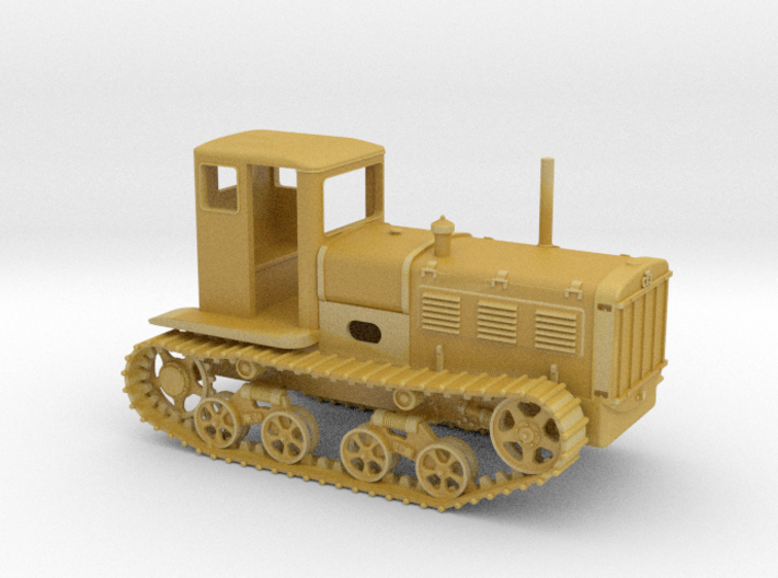 1/120th (TT) scale STZ-3 soviet tractor 3d printed