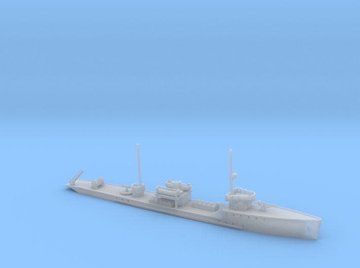 1/600th scale Fugas class soviet minelayer ship 3d printed