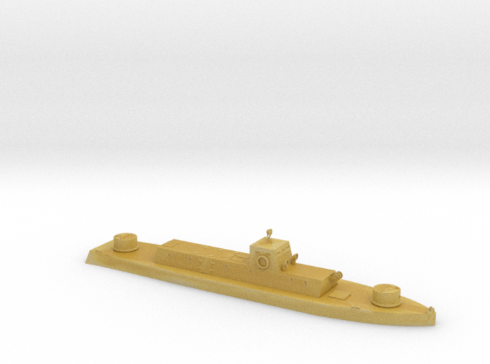 1/350th scale WW2 Hungarian armoured boat TUZER 3d printed