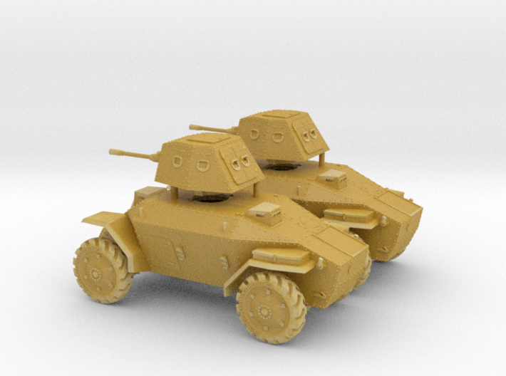 1/144th scale 2 x 39M Csaba hungarian armoured car 3d printed 