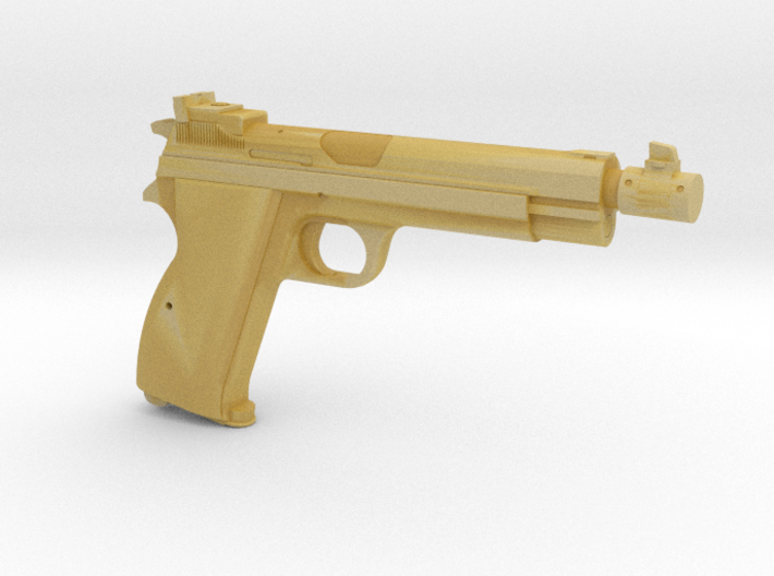 1:6 Miniature SIG P210 Gun 3d printed
