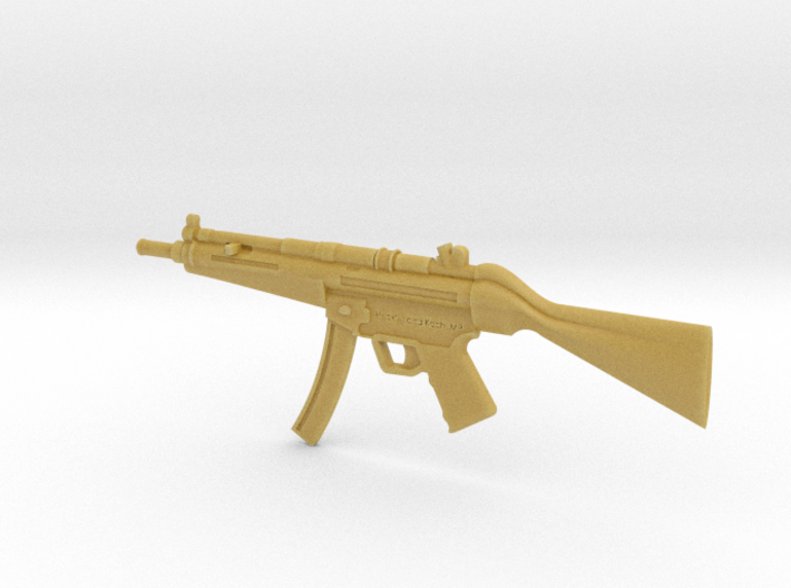 1:6 Miniature Heckler &amp; Koch MP5 3d printed