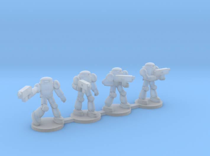 Scarab battle Armor Squad 3d printed