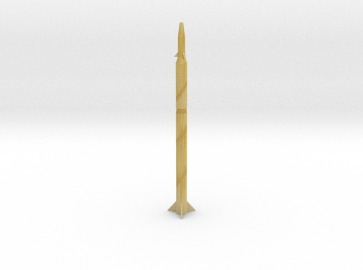 1:144 Miniature Agni II Ballistic Missile 3d printed