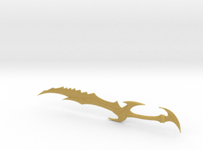 Miniature Daedric Sword - Skyrim Elder Scroll 3d printed 