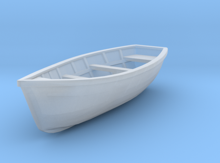 Wooden Boat 01. 1:24 Scale 3d printed