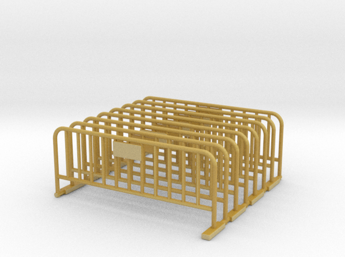 Barrier 01 (portable fence). O Scale (1:48) 3d printed