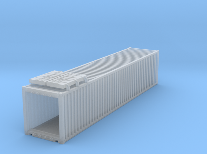 40' Container.N Scale (1:160) 3d printed