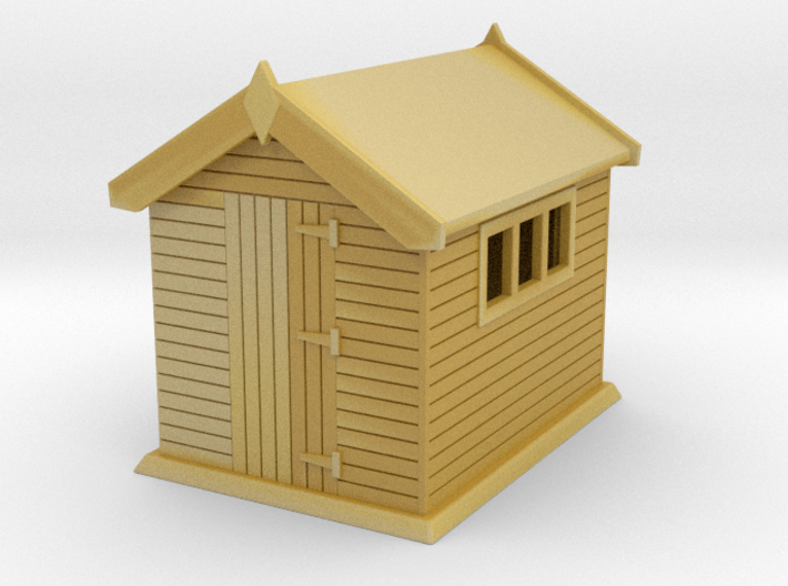 Garden shed 01. HO Scale (1:87) 3d printed