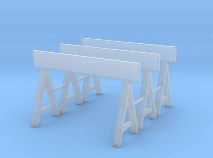 Traffic Barrier 01. 1:24 Scale 3d printed