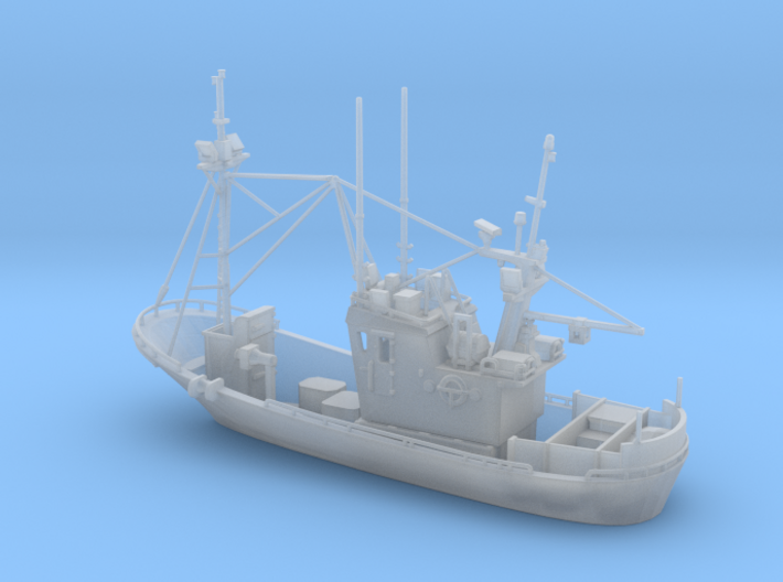 Fishingboat 01. 1:144 Scale 3d printed