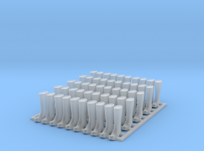 Rubber Boot 01. O Scale (1:43) 3d printed