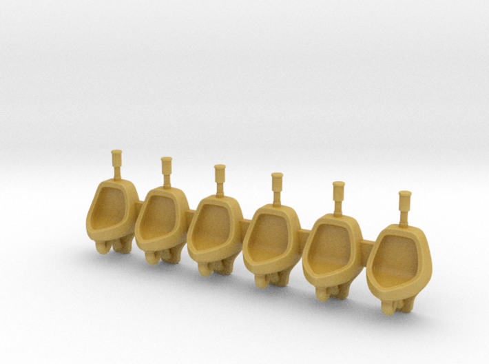 Urinal 01.HO Scale (1:87) 3d printed 