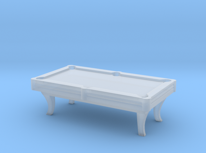 Pool Table 01. HO Scale (1:87) 3d printed