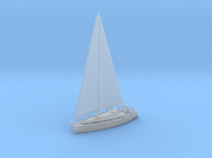 SailBoat Ver02 Scale N. No bumpers 3d printed