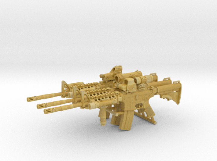 1/16th scale tactical01 C8A2gun (3 units) 3d printed