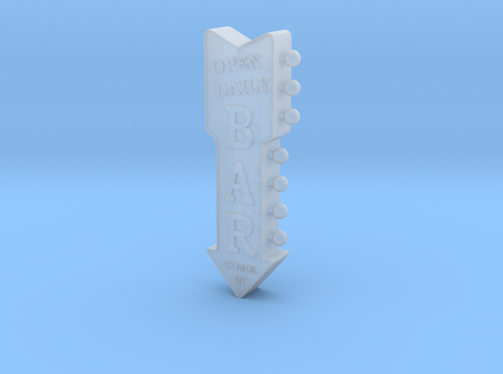 Wall Sign 01. 1:18 Scale 3d printed