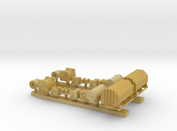1:350 Scale US Aircraft Carrier Cargo - NEW VERSIO 3d printed
