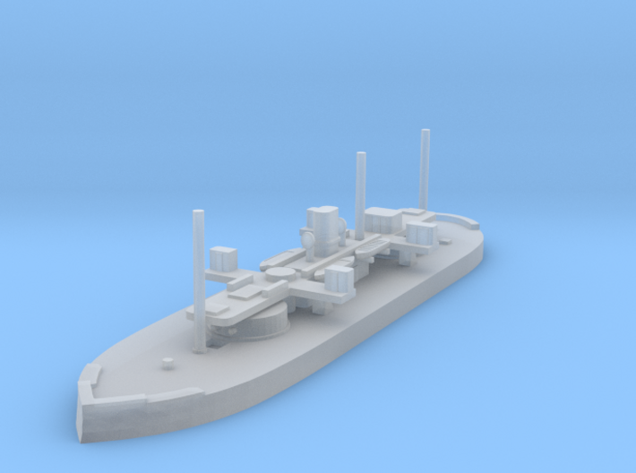 1/1250 Javary Class Coast Defence Battleship 3d printed