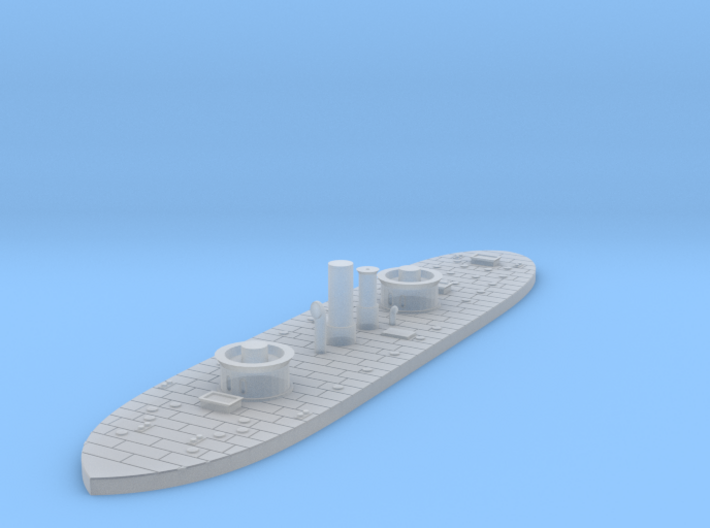1/1000 USS Monadnock 3d printed