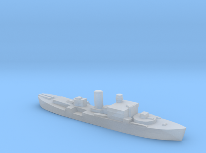 HMS Begonia corvette 1:3000 WW2 3d printed