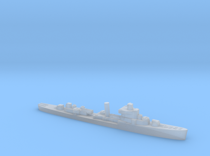 USS Davis destroyer late war 1:3000 WW2 3d printed