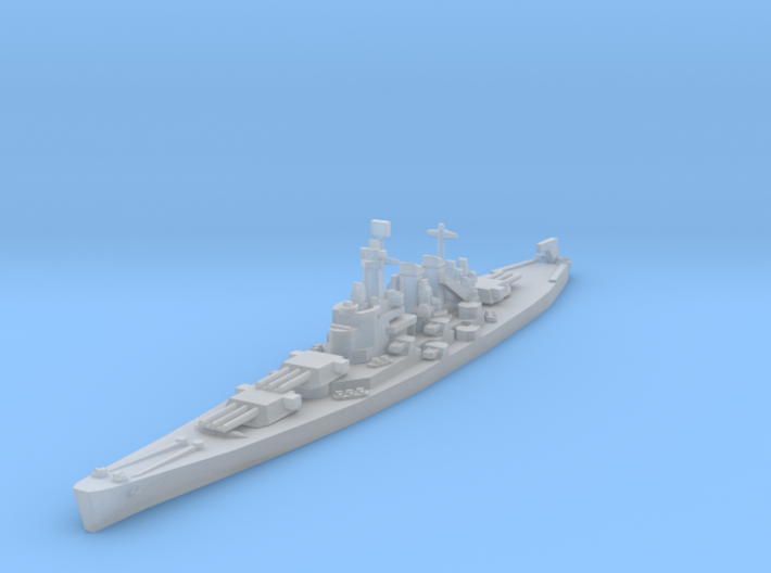 North Carolina class battleship 1/1800 3d printed