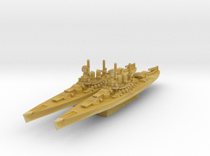 Littorio class battleship 3d printed 