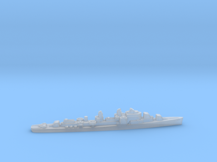 USS Zellars destroyer 1:1800 WW2 3d printed