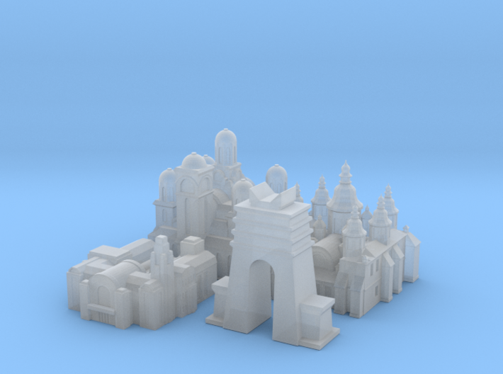 Victory Cities #2A: Europe (smaller) 3d printed