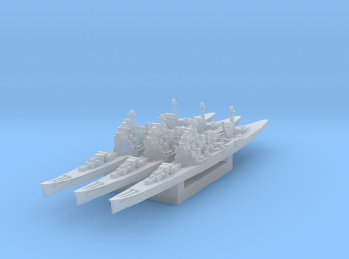 Takao class cruiser (Axis &amp; Allies) 3d printed