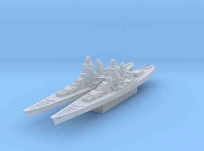 Gascogne battleship 1/4800 3d printed