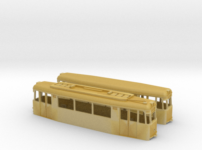 Gotha T2/B2-62 tram set (one direction) 3d printed 