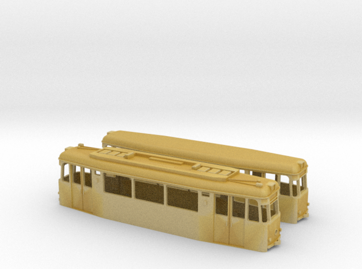 Gotha T2/B2-62 tram set (two direction) (1:160) 3d printed 