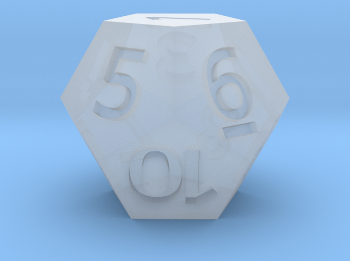 12 sided dice (d12) 30mm dice 3d printed